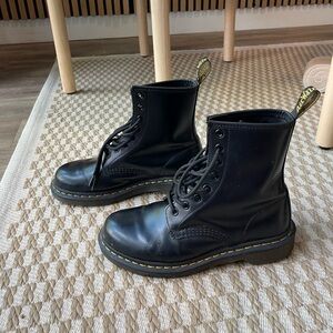 Dr. Martens Leather Lace Up Boots